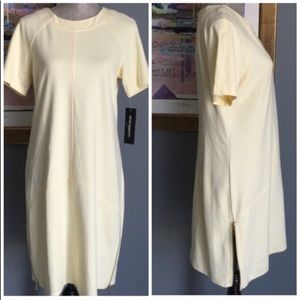 Sharagano Soft Stretchy Dress with Zippers